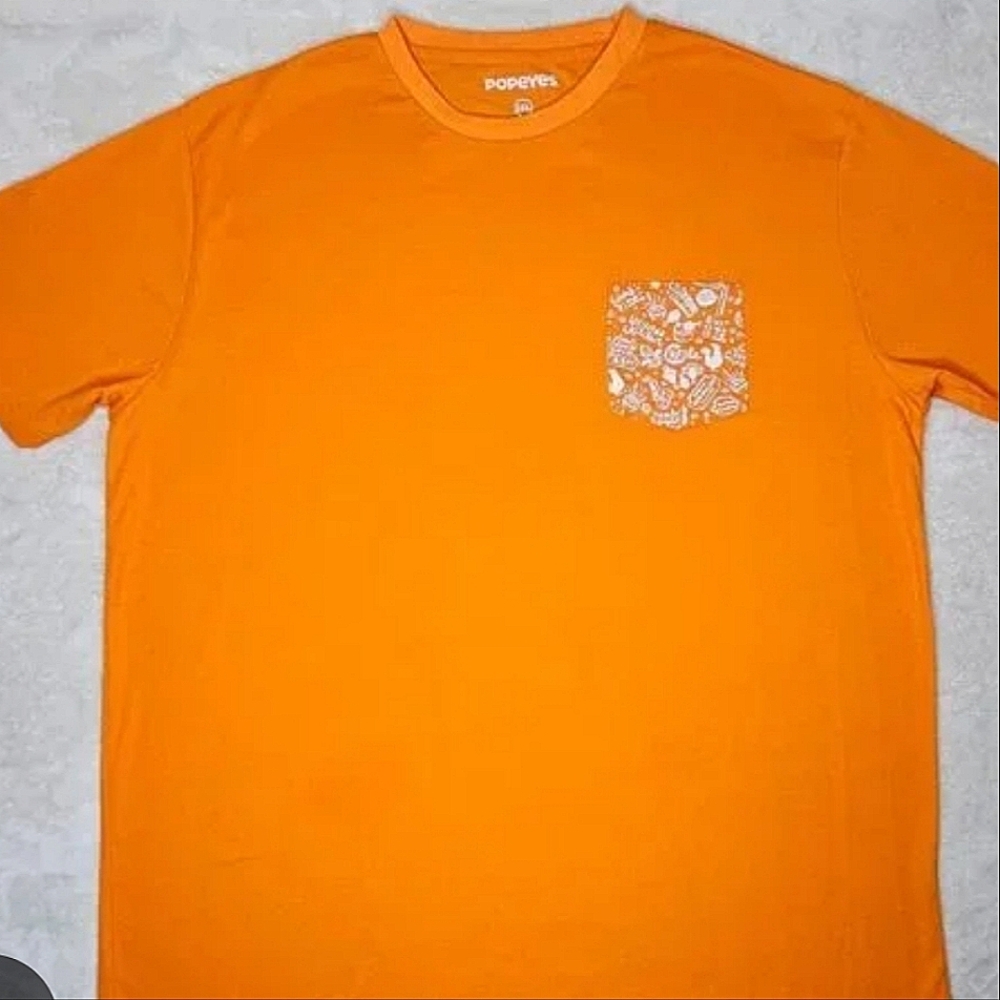 POPEYES UNIFORM BRAND NAME Team TSHIRT NEW IN PACKAGE BREATHABLE SWEAT RESISTANT